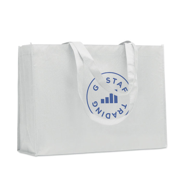 Kaimono nakupovalna vrečka RPET, 80 g/m² - Bela