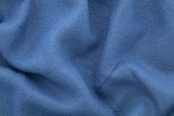 Couverture polaire RPET Reporta, personnalisable - Bleu Foncé