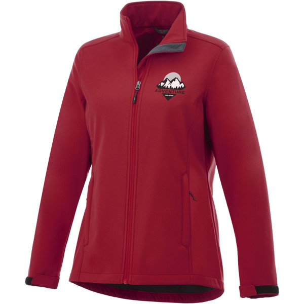 Casaco softshell impermeável de mulher Maxson - Vermelho / L