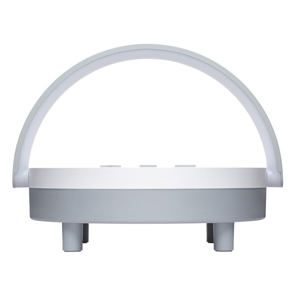 Haut-Parleur sans fil y compris chargeur sans fil 15 watts avec lumière BOURVILLE - blanc