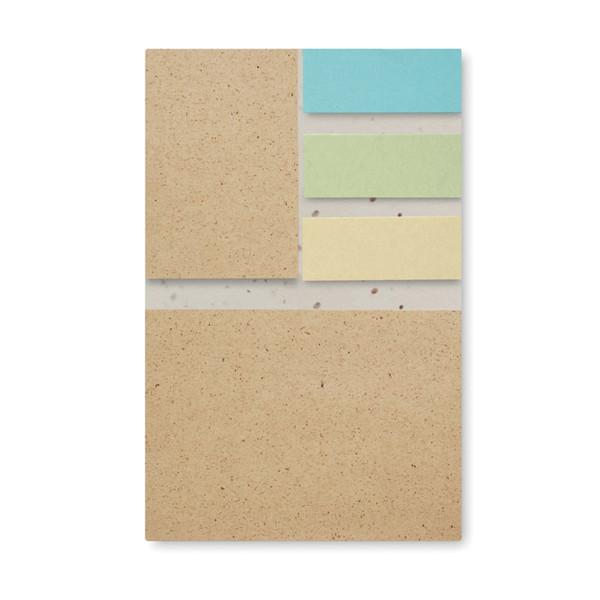 MB - Grass/seed paper memo pad Grow Me