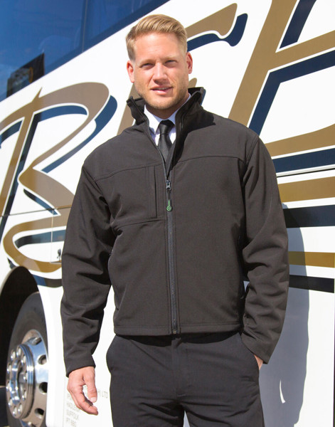 Men's Classic Softshell Jacket - Grey / 2XL
