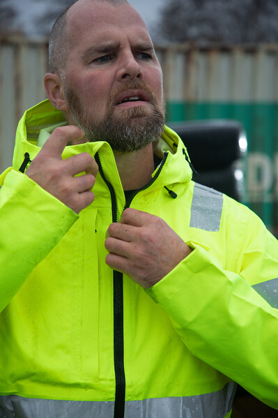 6450 Rainjacket Yellow/black M