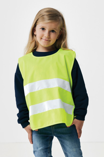Xd Collection kids safety vest recycled PET, XS