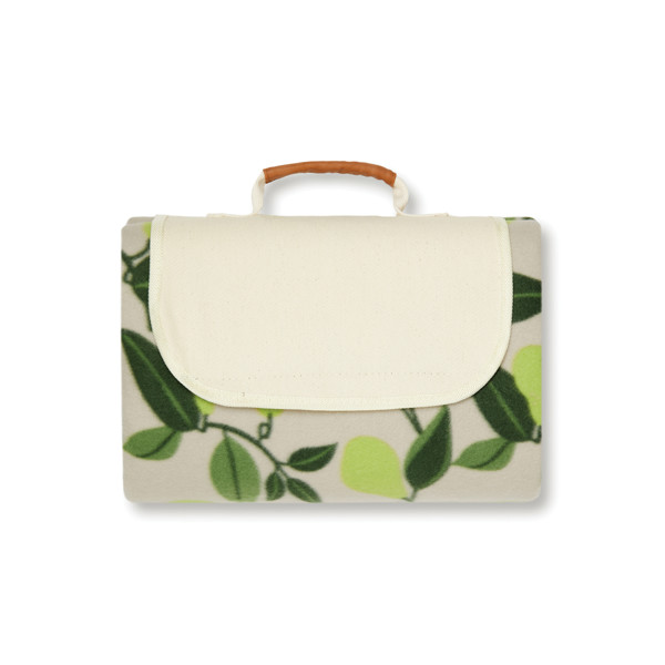 Vinga Daya picnic blanket 170x130 cm, rPET fleece - Green