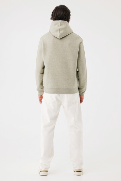 IQONIQ Joshua recycled cotton hoodie - Light Heather Green / XXS