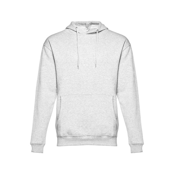 THC PHOENIX. Hooded sweatshirt (unisex) in cotton and polyester - Melange White / XS
