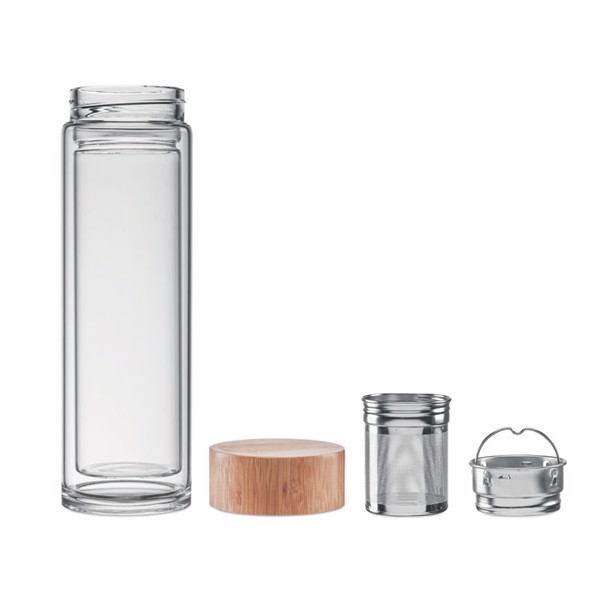 Batumi Glass bottle, double wall, 400 ml