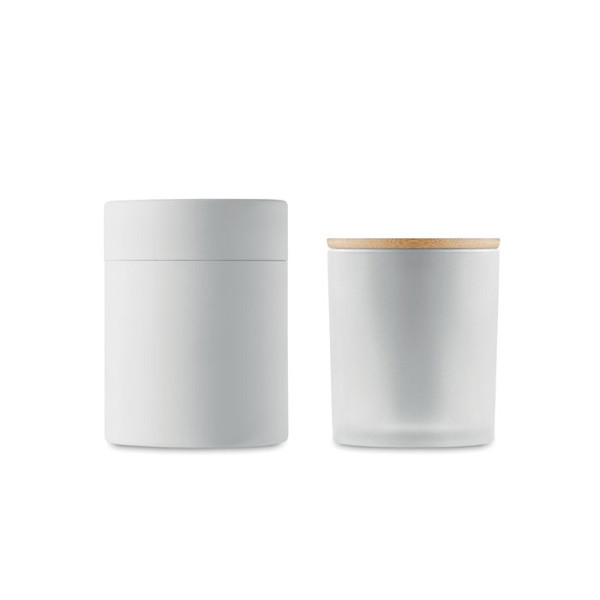 Keops Small candle, 120 gr, 20 h burn time - White