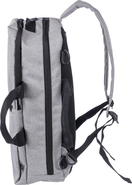 Mochila em poliéster rPET (300D) Mallory - Black