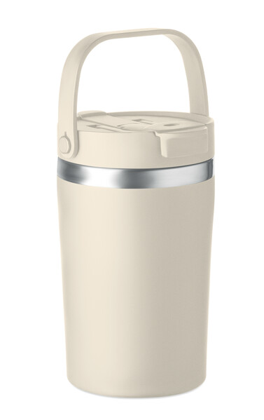 Dvojstenný pohár 350 ml Cozycup - Béžová