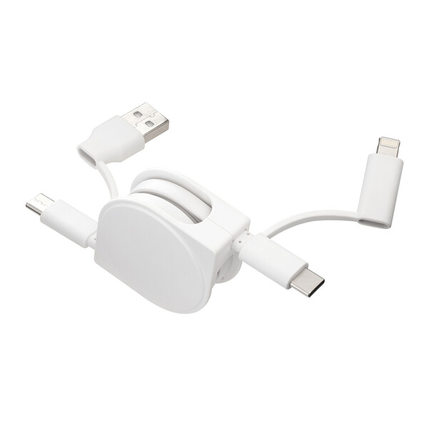Câble de charge 6 in 1 SNAKE II - blanc
