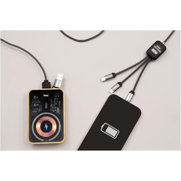 SCX.design C33 60W Typ C Ladekabel mit doppeltem Leuchtlogo