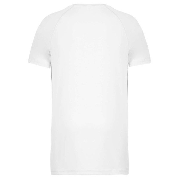 Men's Short-Sleeved Sports T-Shirt - White / 2XL