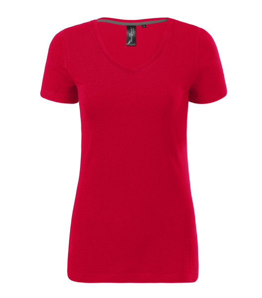 Tričko Dámské Malfini Premium® Action V-Neck - Formula Red / XL