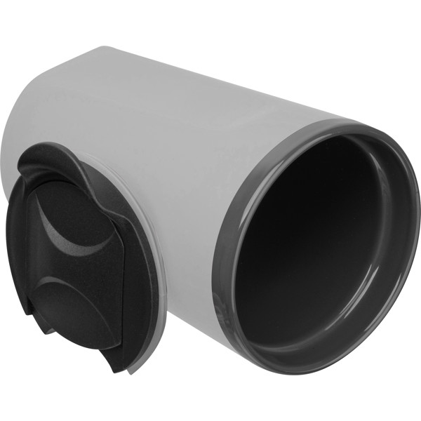 Ceramic cup – rubberized TOMAS - Silvergrey