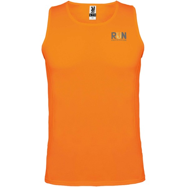 Canotta sportiva da bambino da 140 g/m² Andre - Arancione fluo / 7/8