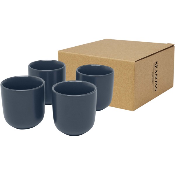 Tasse à espresso Male de 90 ml à 4 pièces - Bleu hale