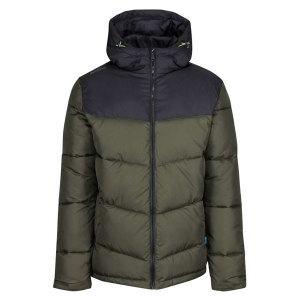 Tactical Regime Insulated Jacket - Dark Khaki / Black / 3XL