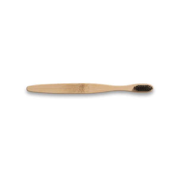 DELANY. Toothbrush with bamboo body and nylon bristles - Black