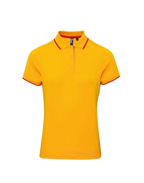 Ladies’ Contrast Coolchecker® Polo - XS