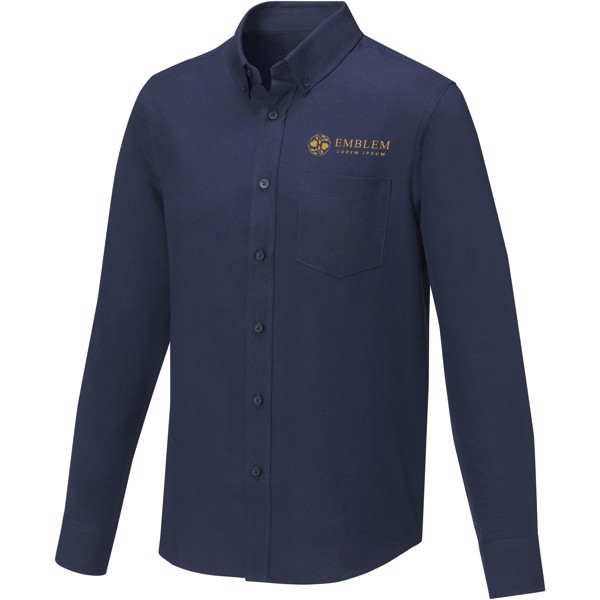 Pollux 130 g/m2 long sleeve men's shirt - Navy / L