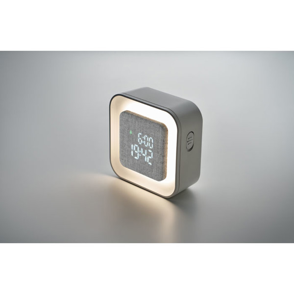 Recycled ABS/RPET alarm clock Luce