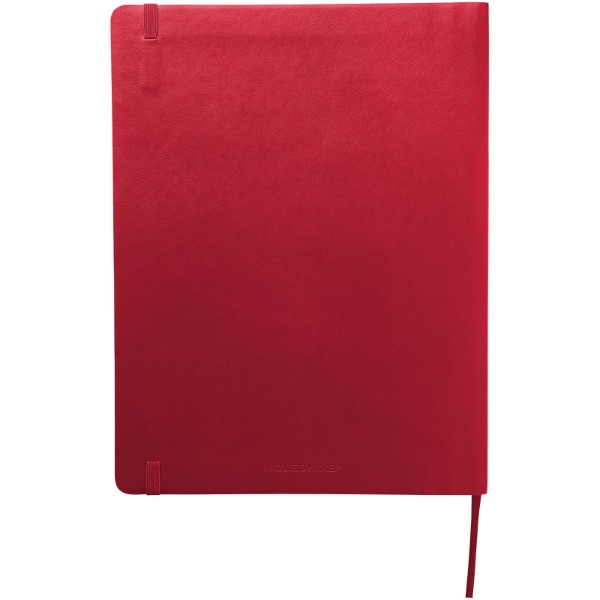 Blocco note Classic con copertina morbida, formato XL - pagina bianca - Scarlatto
