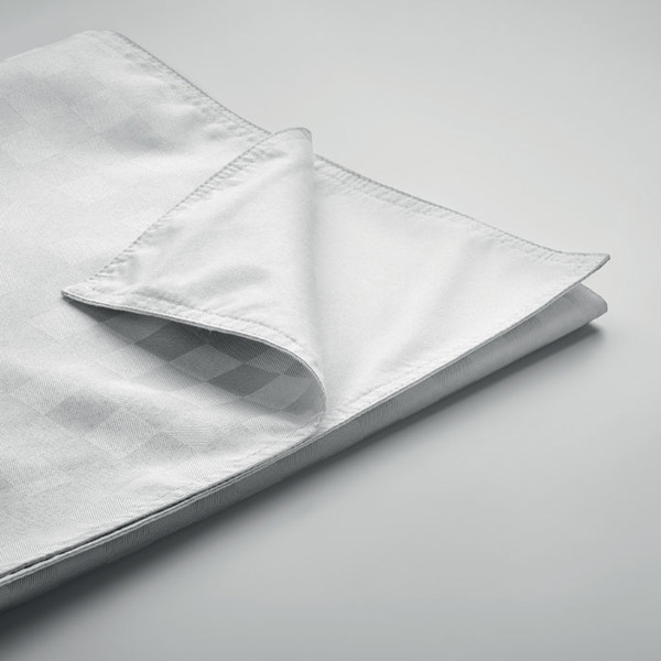 Namizni tekač Spice, 140x40 cm, 185 g/m² poliester - Bela