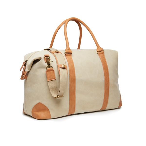 Duffle taška VINGA Bosler z RCS recykl. canvas - Béžová