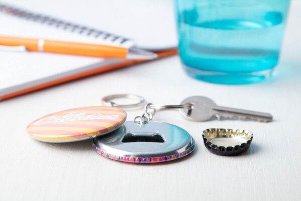 Kulcstartós Üvegnyitó KeyBadge Bottle