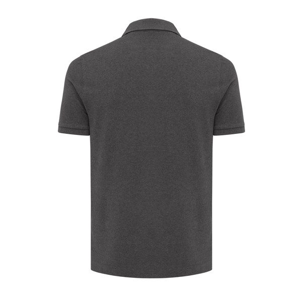 Polo tričko Iqoniq Yosemite z recykl. bavlny - Heather Anthracite / M