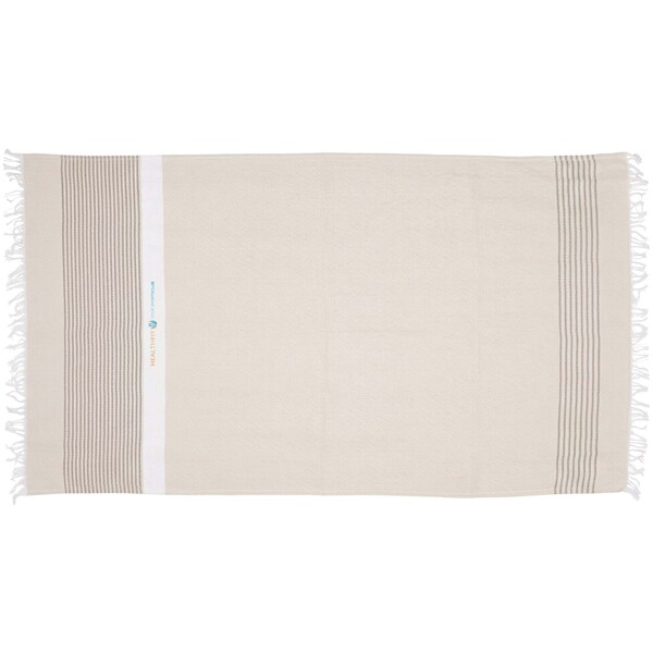 Telo fouta 100 x 180 cm Citizen Green Seabeach - Beige