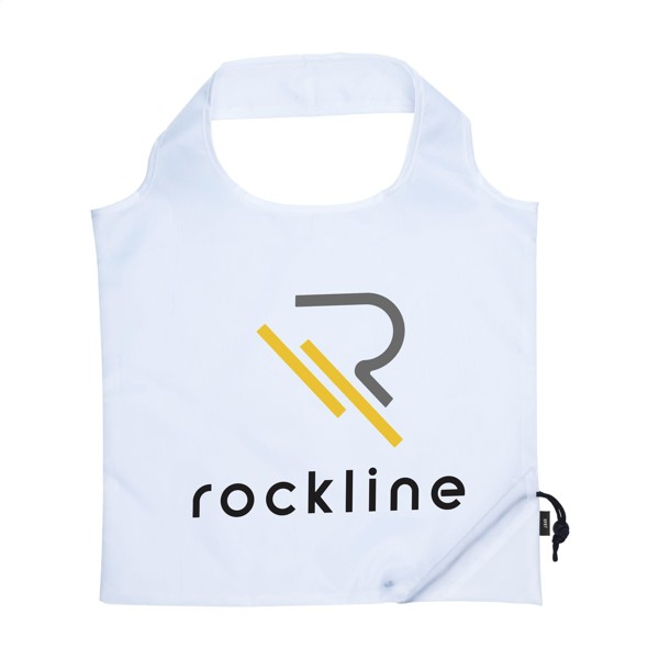 Strawberry GRS RPET foldable bag - White