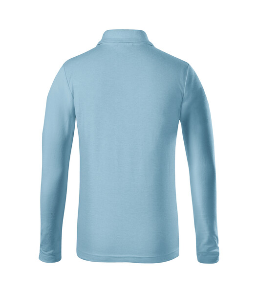 Polokošile Dětská Malfini® Pique Polo Ls - Nebesky Modrá / 134 cm/8 let