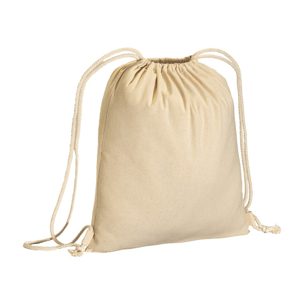 180 G/M2 Cotton Backpack, With Drawstring Closure