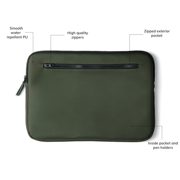 Pouzdro na notebook VINGA Baltimore 15" - Zelená