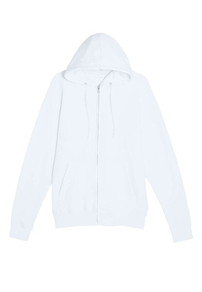 Premium Full Zip Hoodie - White / 2XL