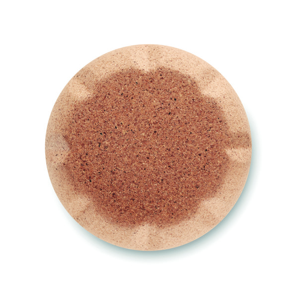 Doppelwandige Isolierflasche Aspen Cork - Weiß