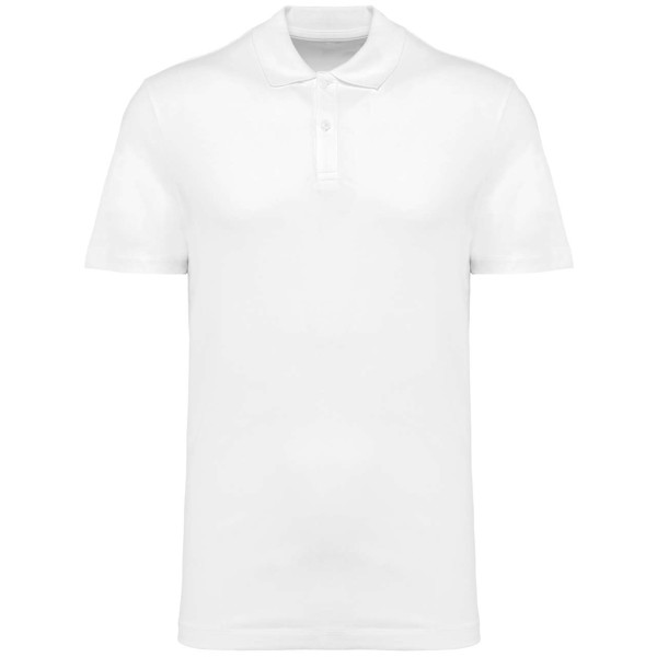 MUŠKA POLO MAJICA KRATKIH RUKAVOVA SUPIMA® - Bijela / 2XL
