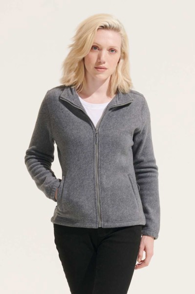 Sol's North Women - Zipped Fleece Jacket - White / 2XL