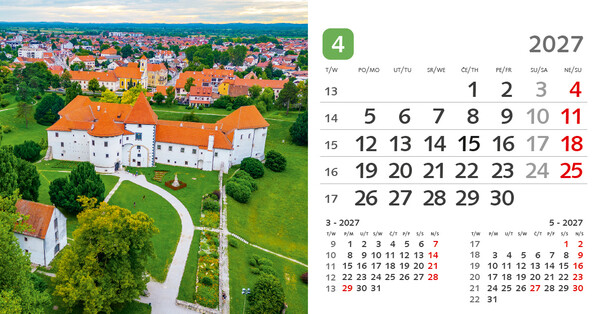 Stolni kalendar – Croatia
