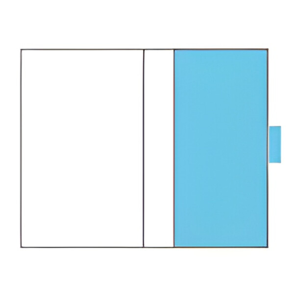 Bloco de capa dura em papel A4 com folhas impressas com o seu desenho - Cor integral / Preto 6 C / Preto 6 C