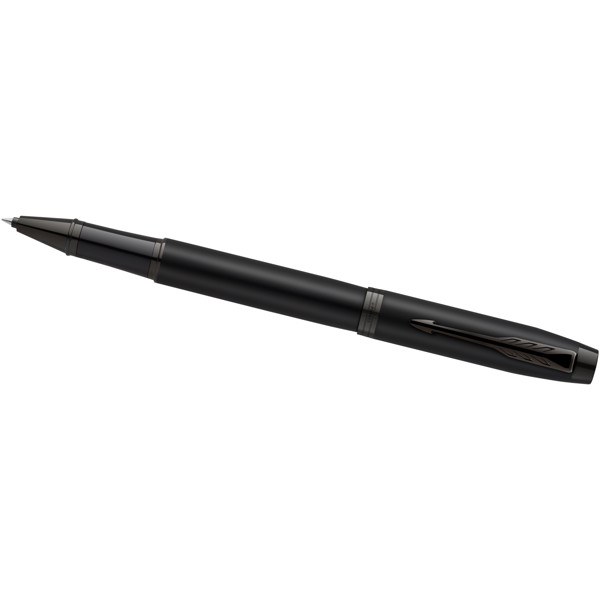 Parure IM avec stylo roller et stylo bille achromatiques Parker (encre noire/bleue)