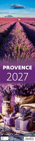 Nástěnný kalendář Provence vázanka 12 x 48 cm