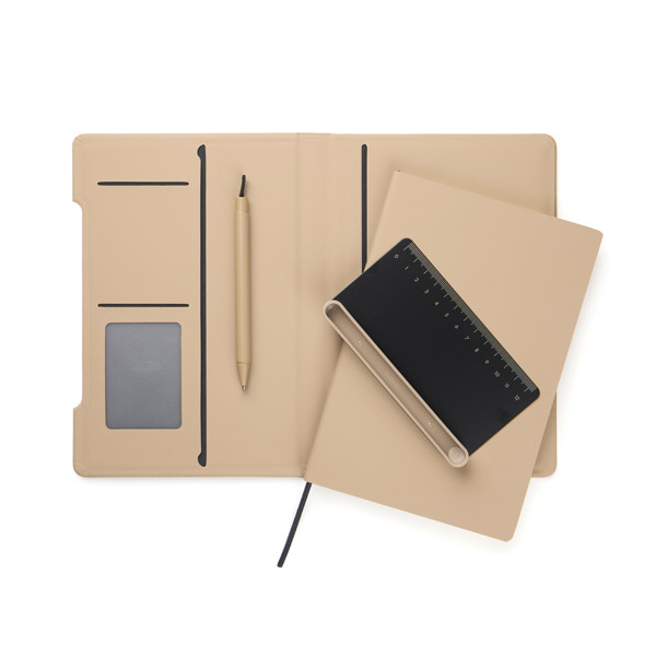 VINGA Baltimore RCS 4-in-1 Refillable Notebook - Greige