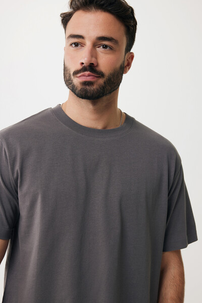 Iqoniq Kakadu relaxed recycled cotton t-shirt - Anthracite / XXL