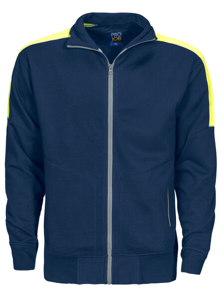 2123 JACKET navy/HVyello XL
