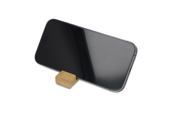 Porte-clés en bambou pour téléphone portable