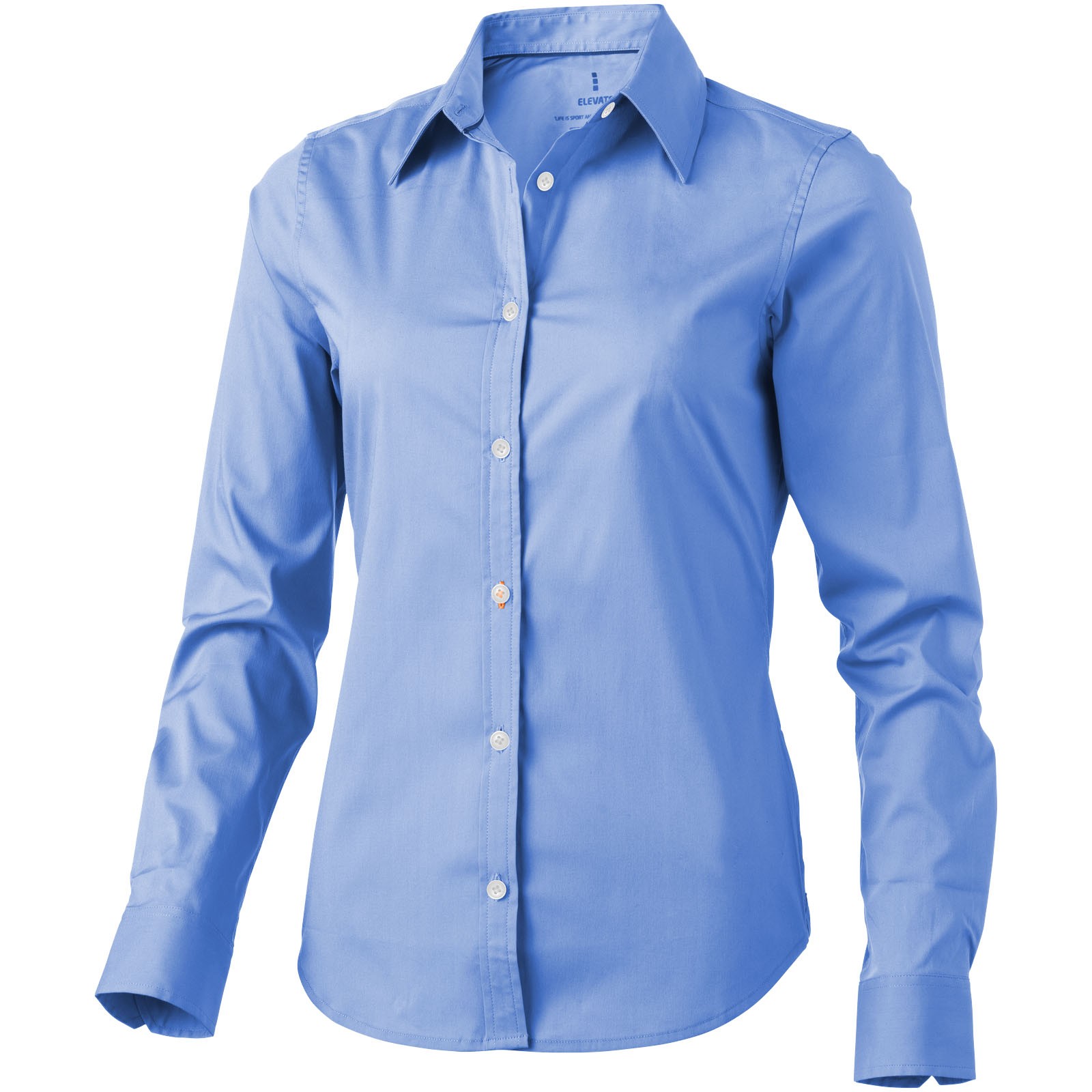 Camisa de manga larga de mujer "Hamilton" - Azul Claro / XS